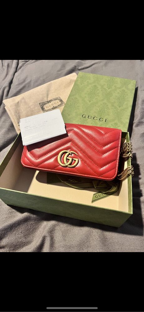 Gucci Marmont Limited Edition Red Mini Bag