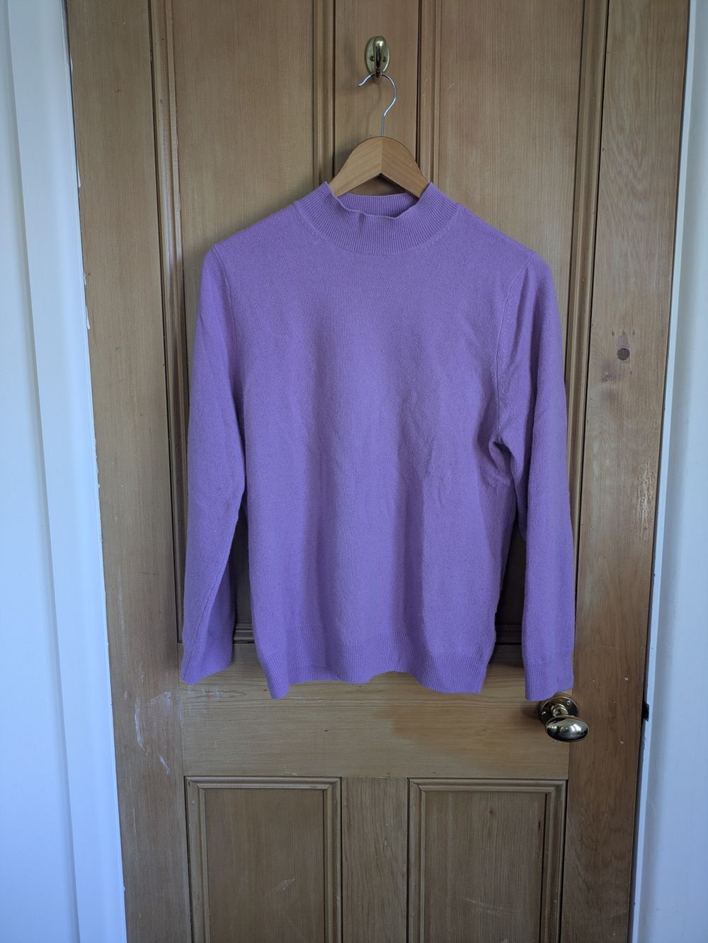 Lilac merino jersey sweater