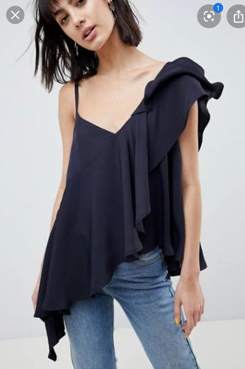 asos ruffle top