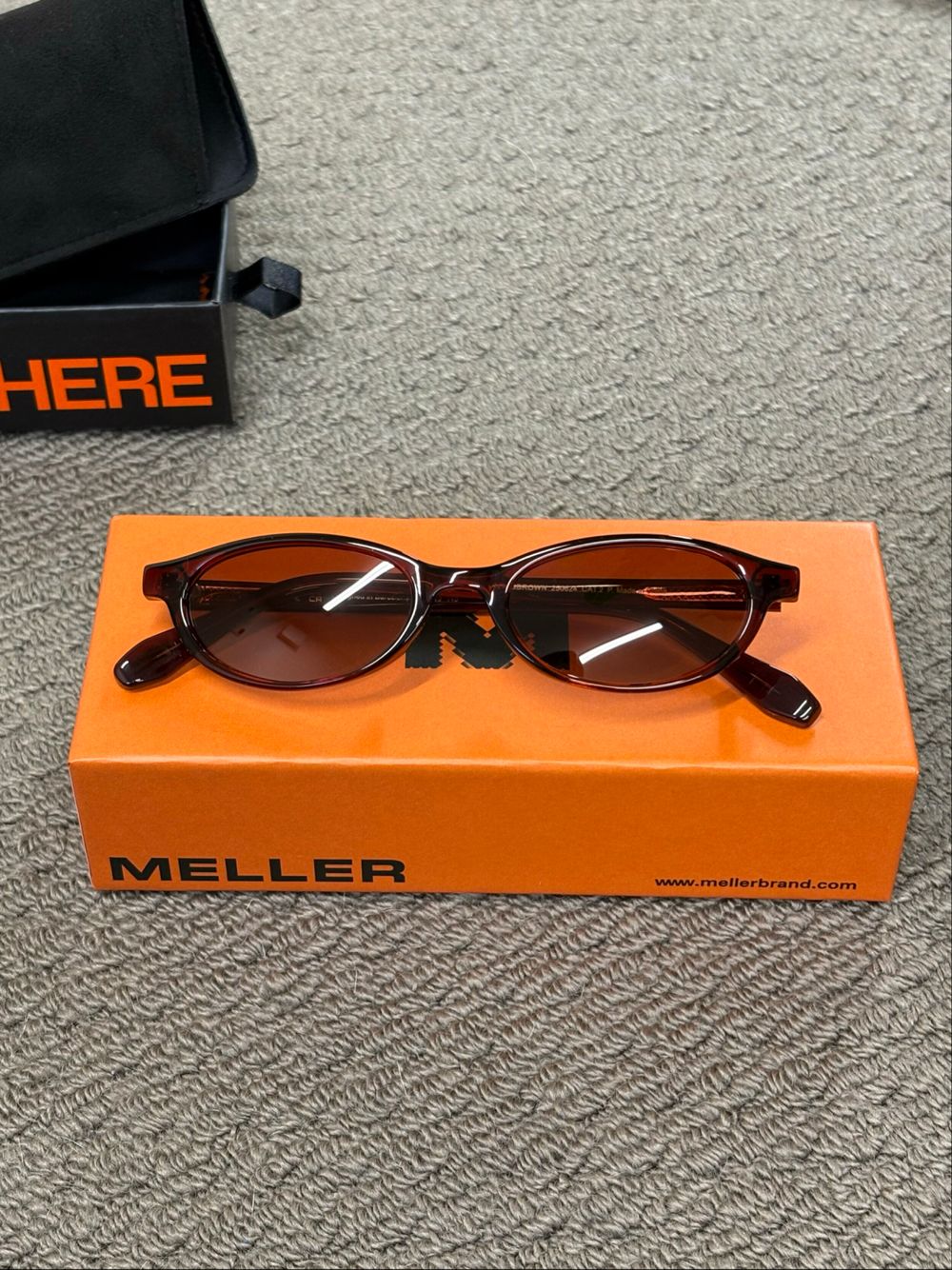 MELLER - Binti Maroon Brown Sunglasses