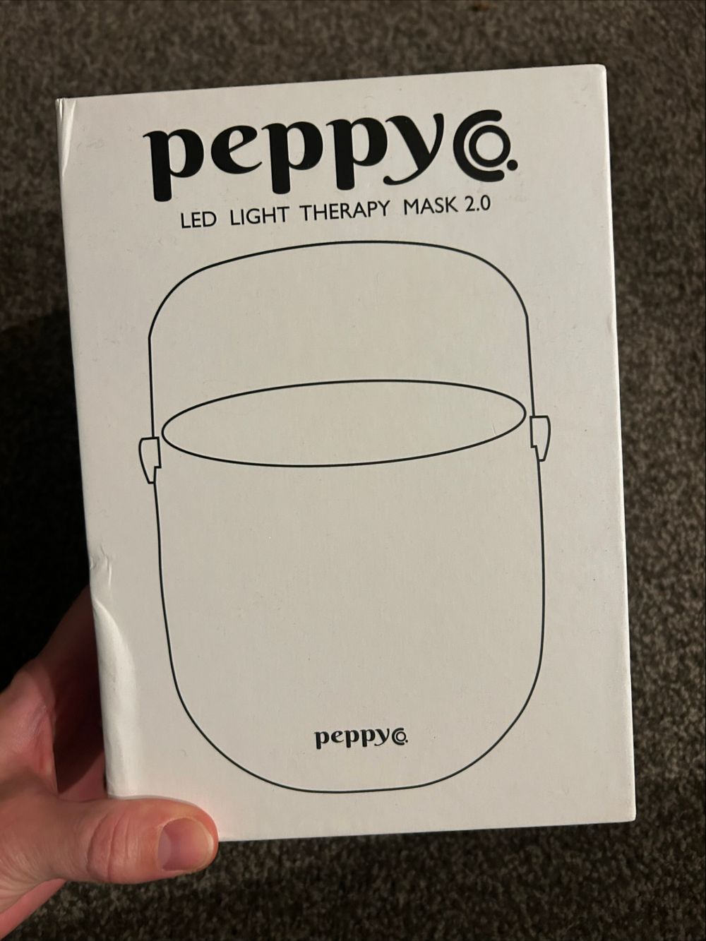 Peppy White LED Light Therapy Mask 2.0