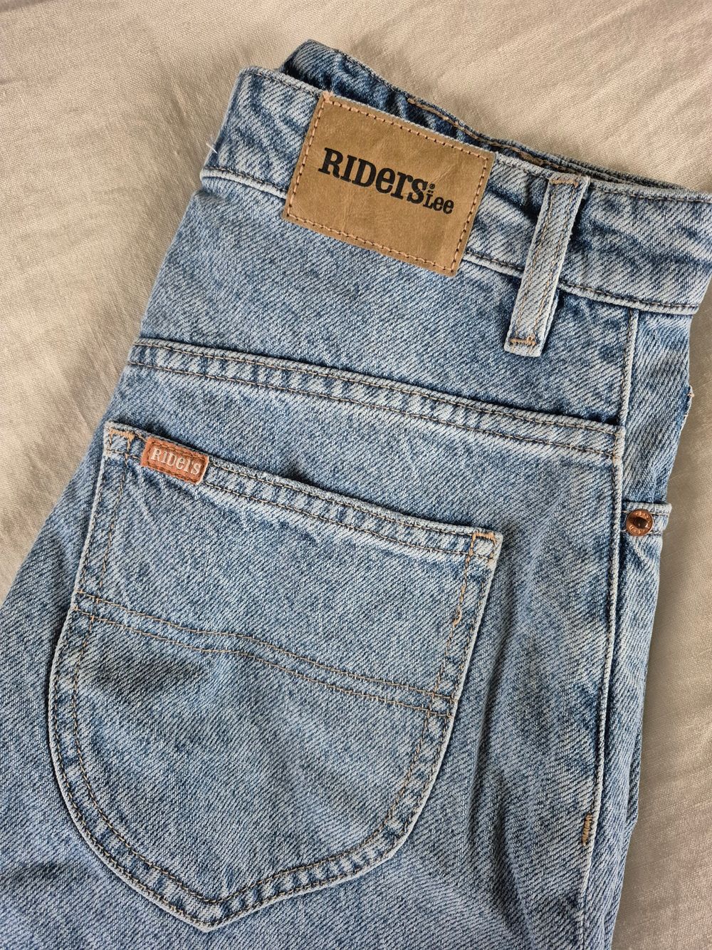 Hi-Wide Denim Shorts