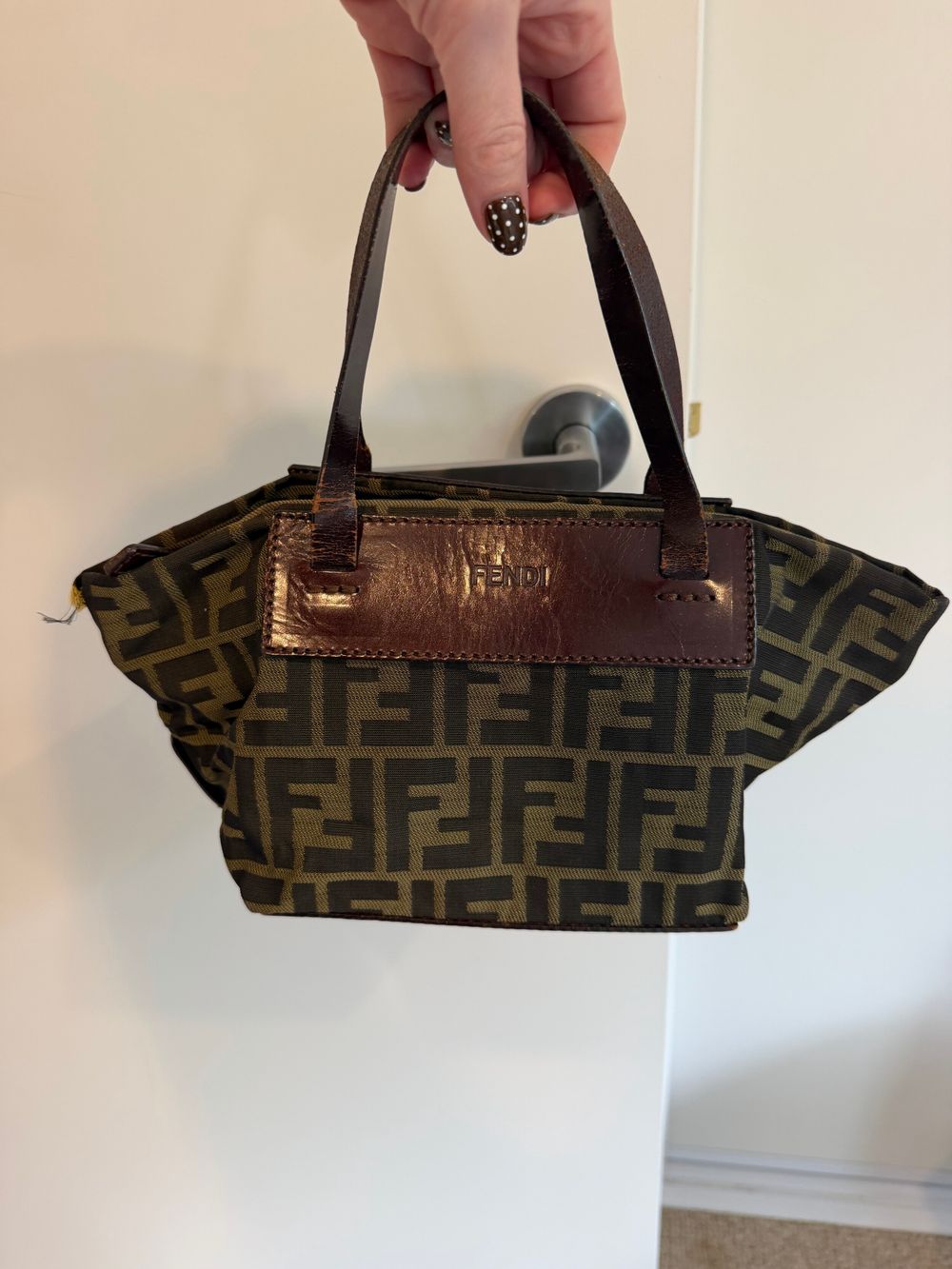 Vintage Fendi Zucca Mini Tote
