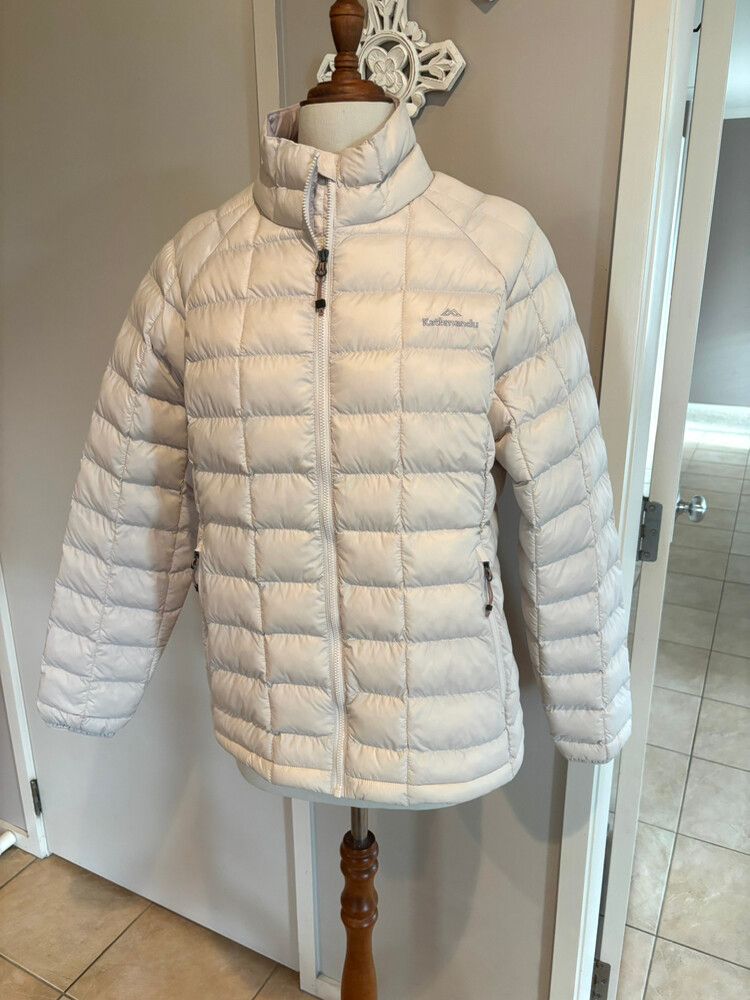 Kathmandu Cream Puffer Jacket Size S