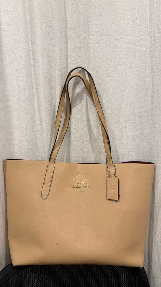 Coach Beige Tote Bag