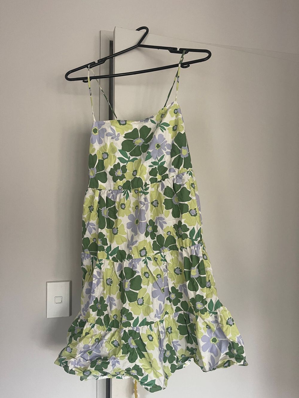 ghanda green floral dress DRESSES3026APR