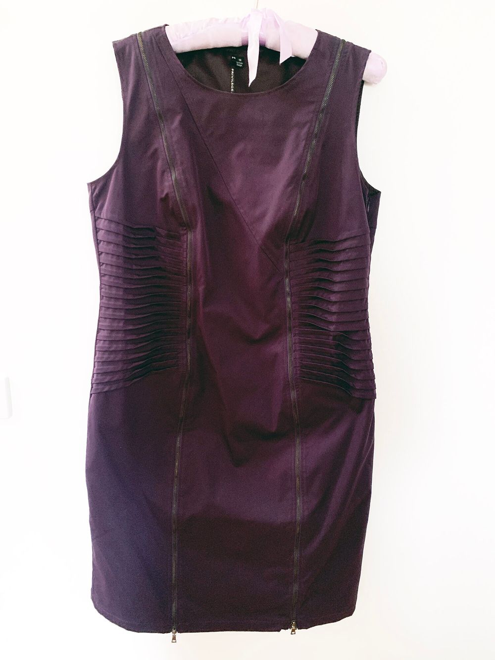Privilege Australia Purple Sleeveless Dress