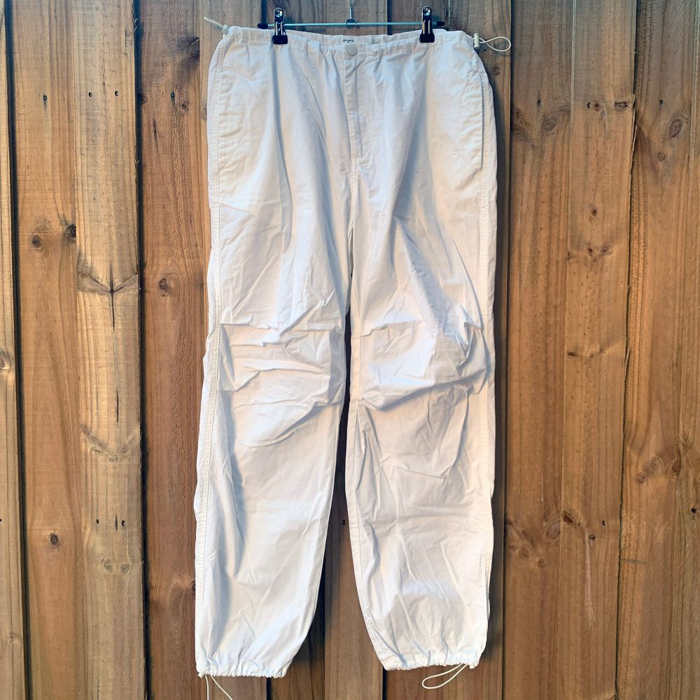 Supre White Parachute Pants