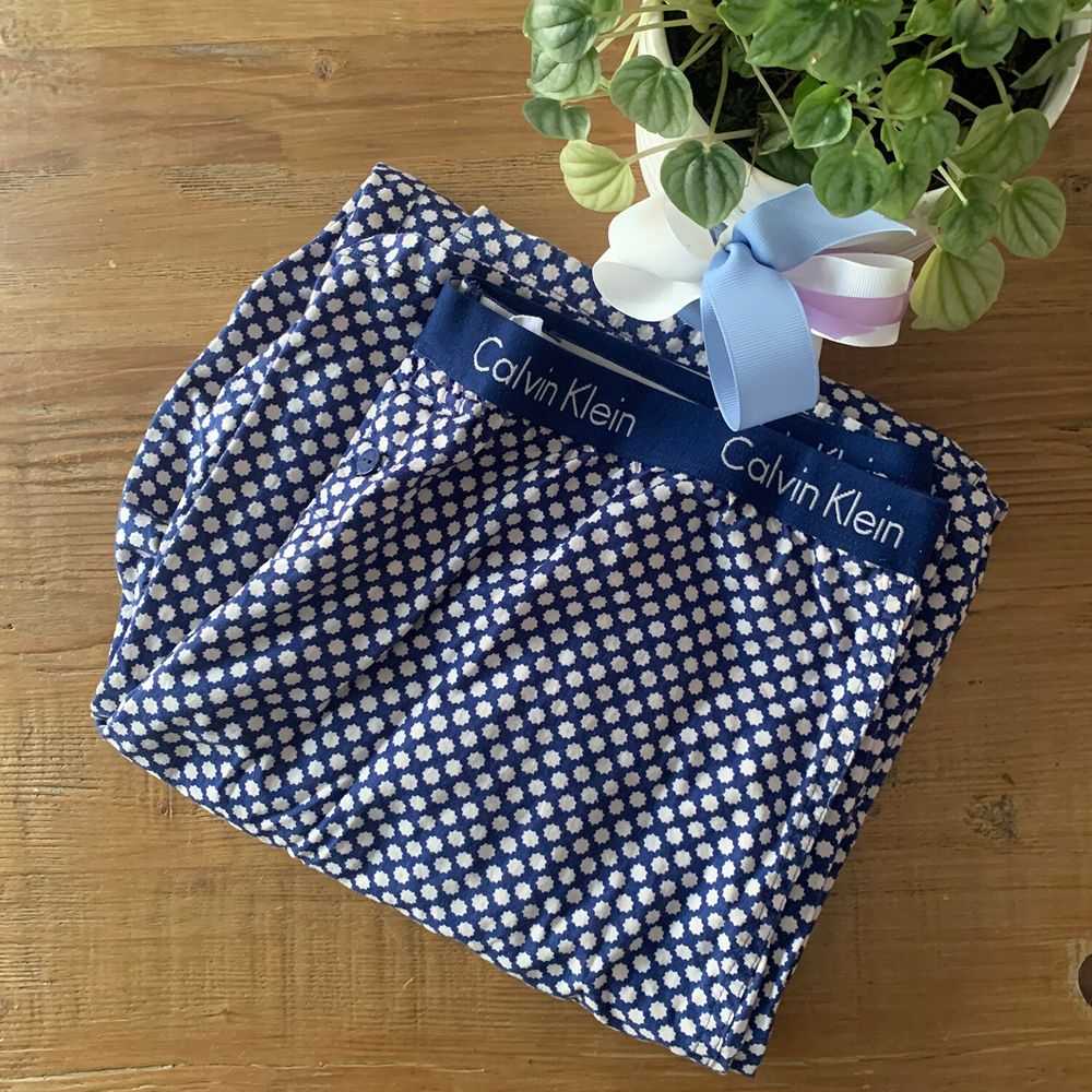 Calvin Klein Blue with White Polka Dot Pyjamas