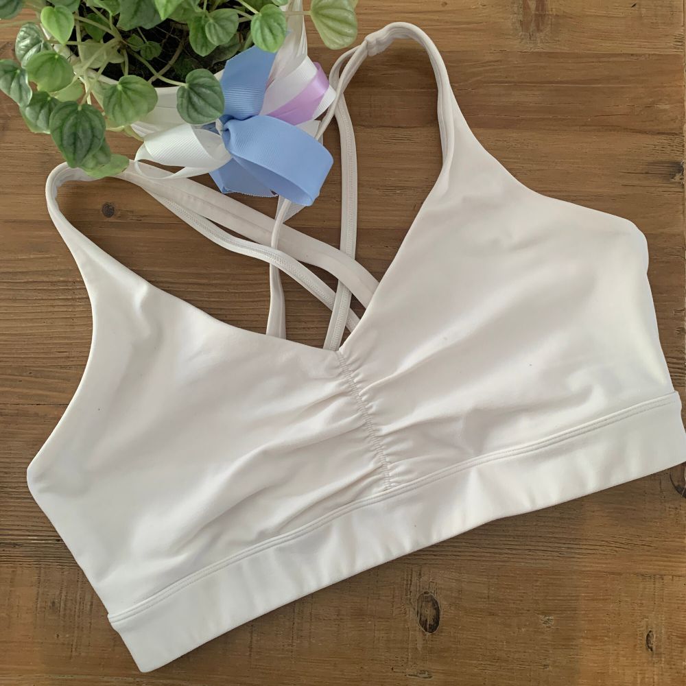 Lorna Jane Cream Sports Bra