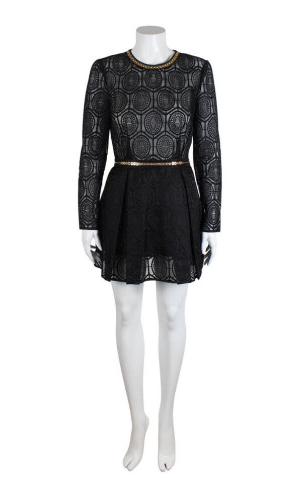 sass and bide black and gold dress & size-XL