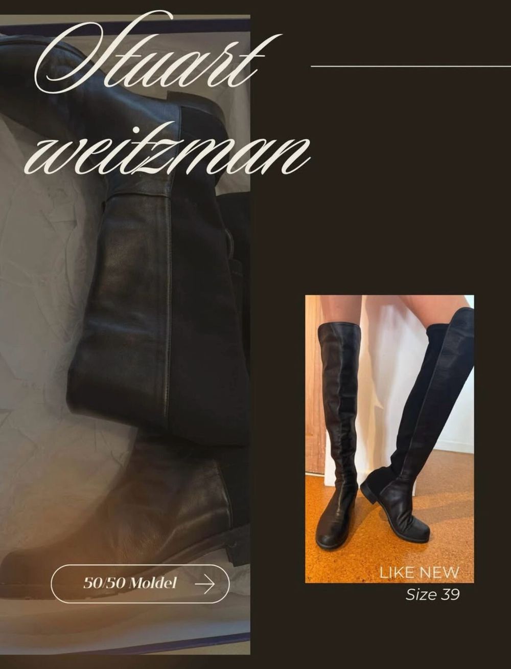 Stuart Weitzman Black  Boots