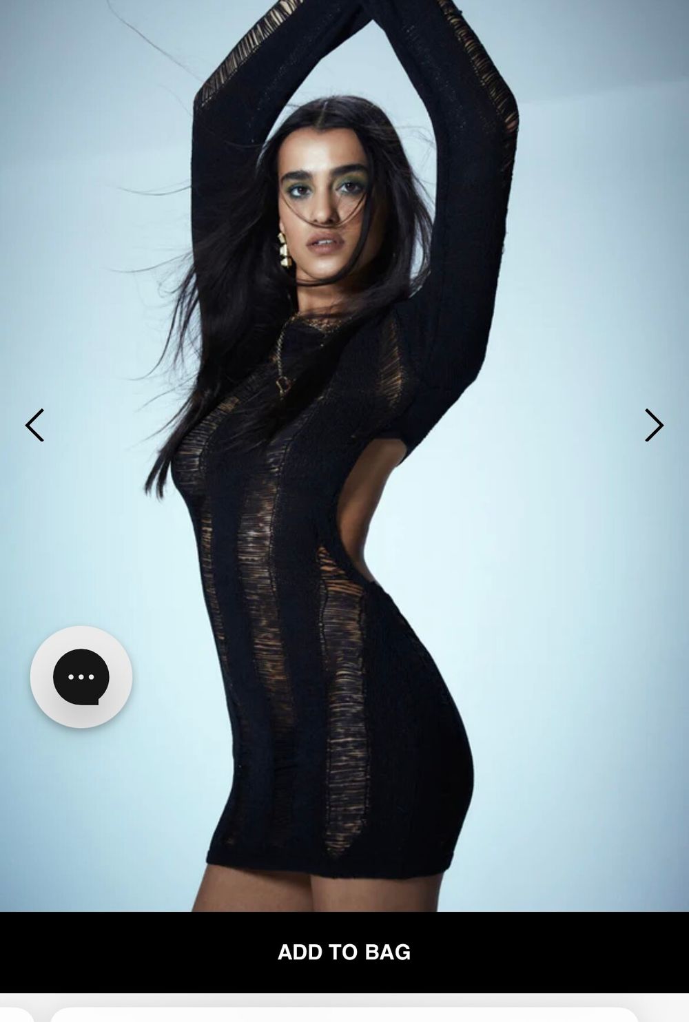 black umbra shredded mini dress Jaded London Black Knit Dress Shop Black Umbra Shredded Mini Dress Jaded London Clothing