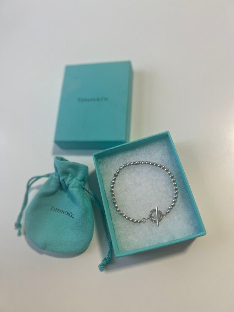 OFFERS WELCOME Tiffany & Co. Silver Bead toggle Bracelet