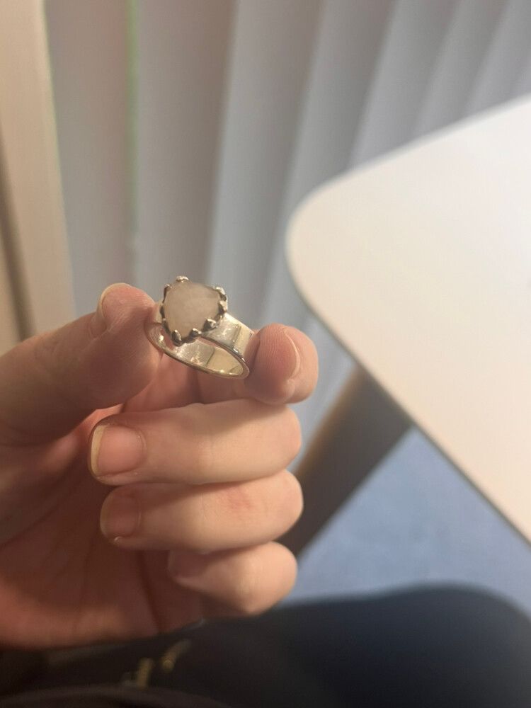 Stolen Girlfriends Club Love Claw Rose Quartz Ring