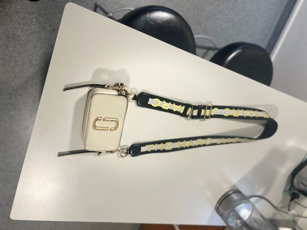CLOSET CLEAROUT OFFERS WELCOME The Marc Jacobs Cream Crossbody bag
