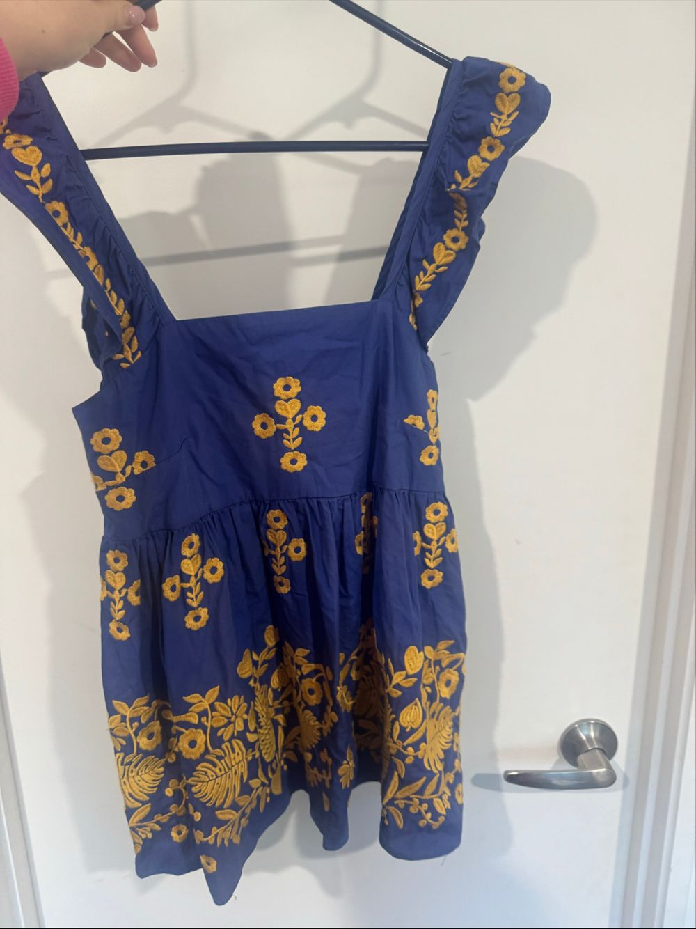 Coop Blue Embroidered Top