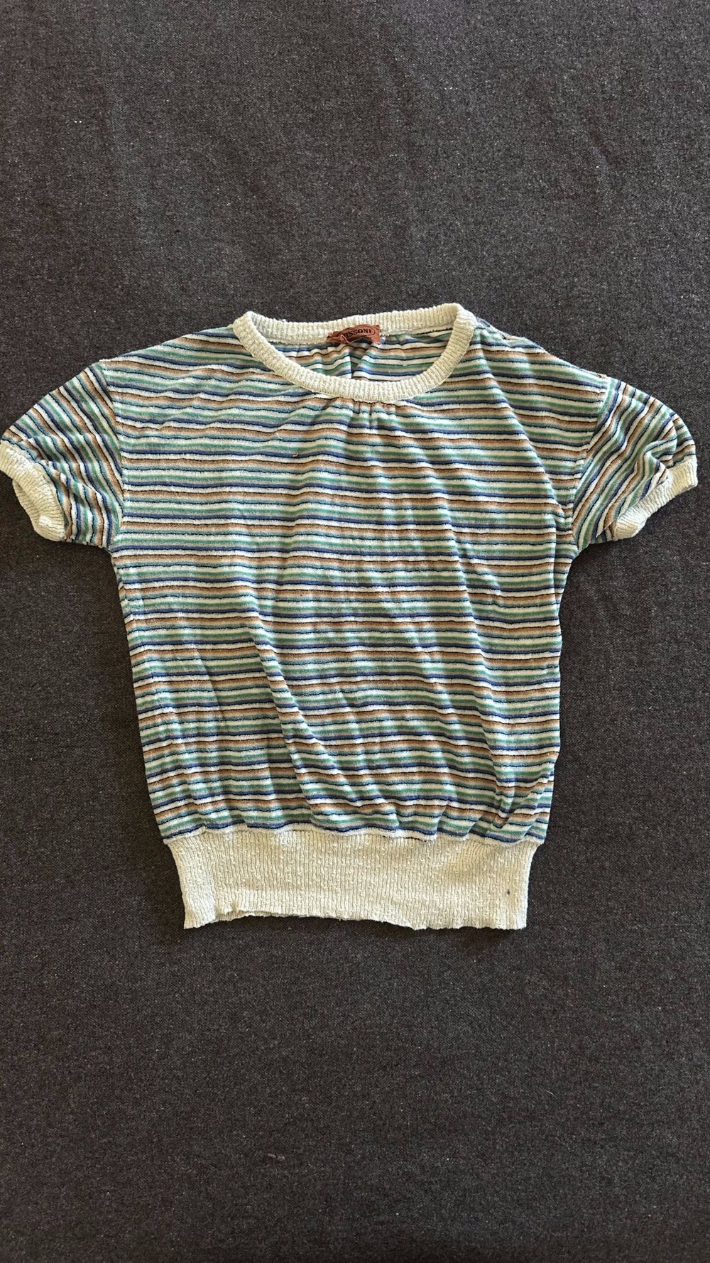 Missoni Multicolour Striped Knit Top