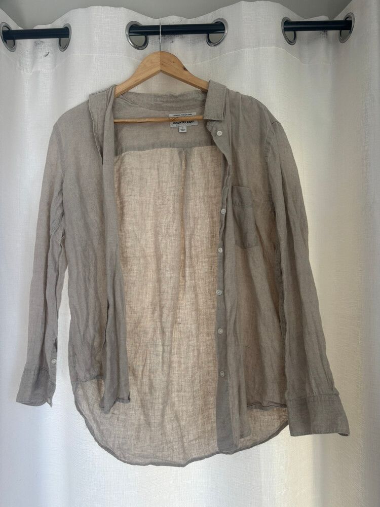 country road linen shirt