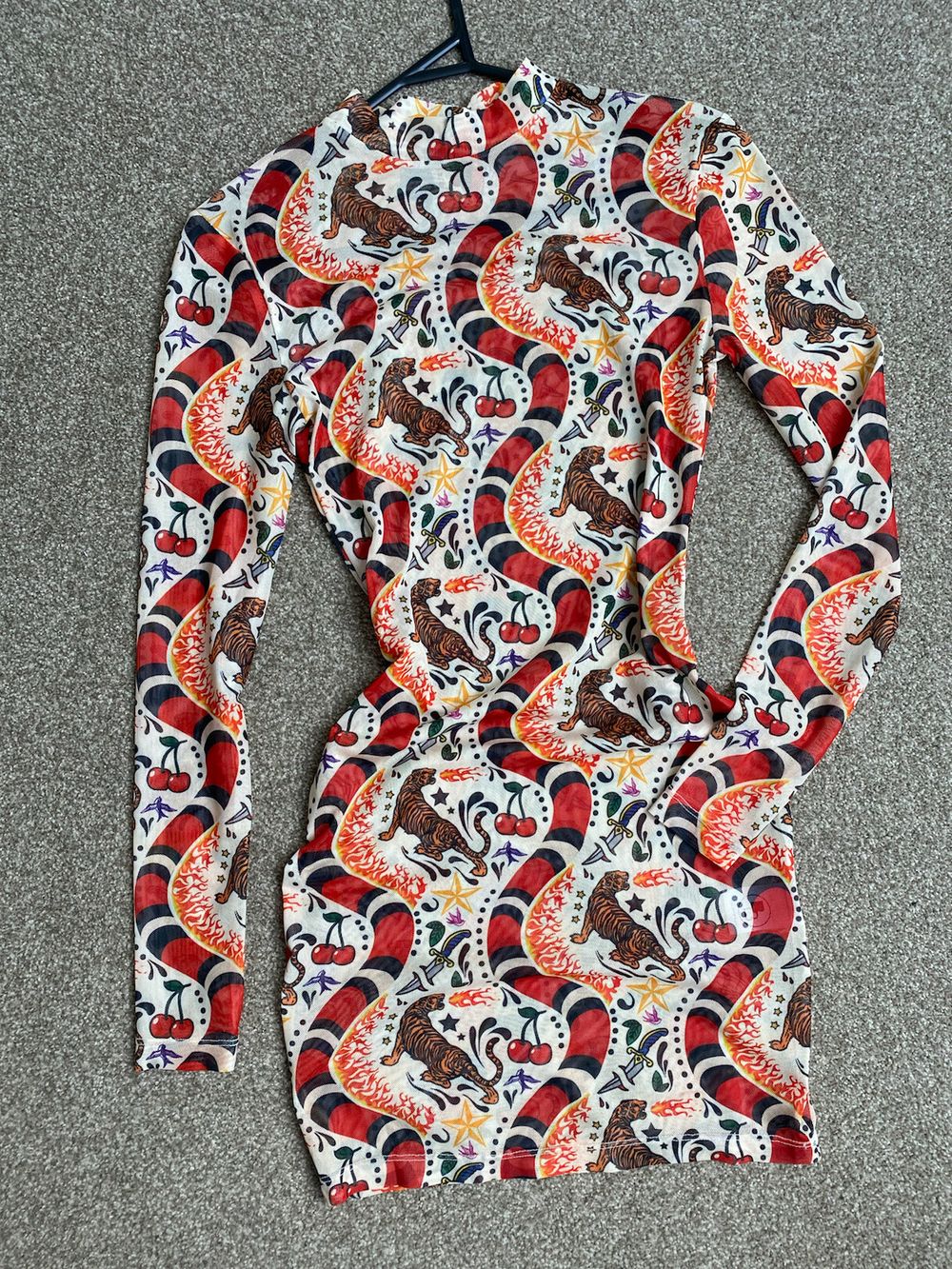 Snakes and Ladders Mesh Dress