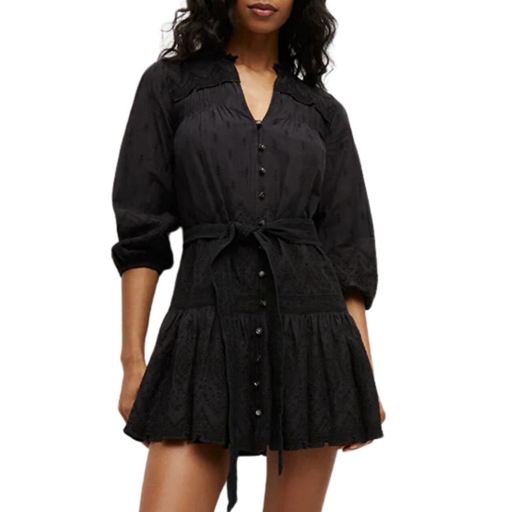 Chrisjen Cotton Eyelet Dress