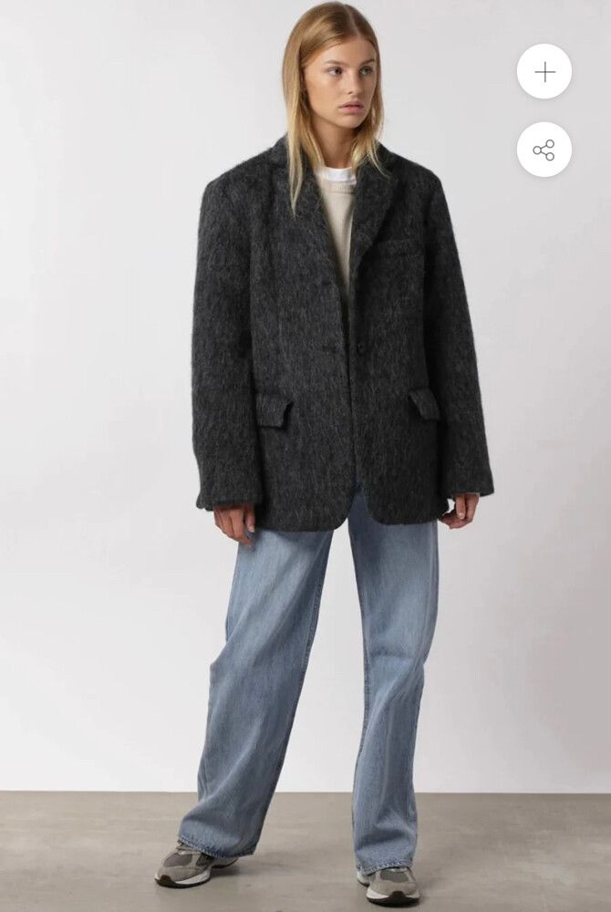 Emily Mohair Blazer Grey