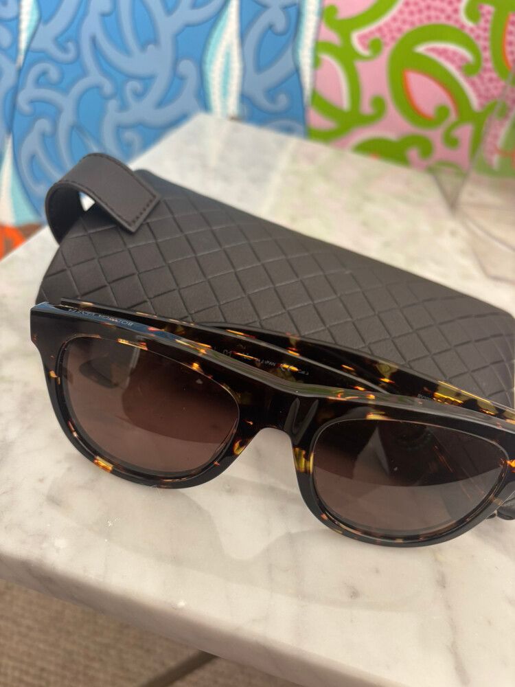 Bottega Veneta Tortoiseshell Sunglasses