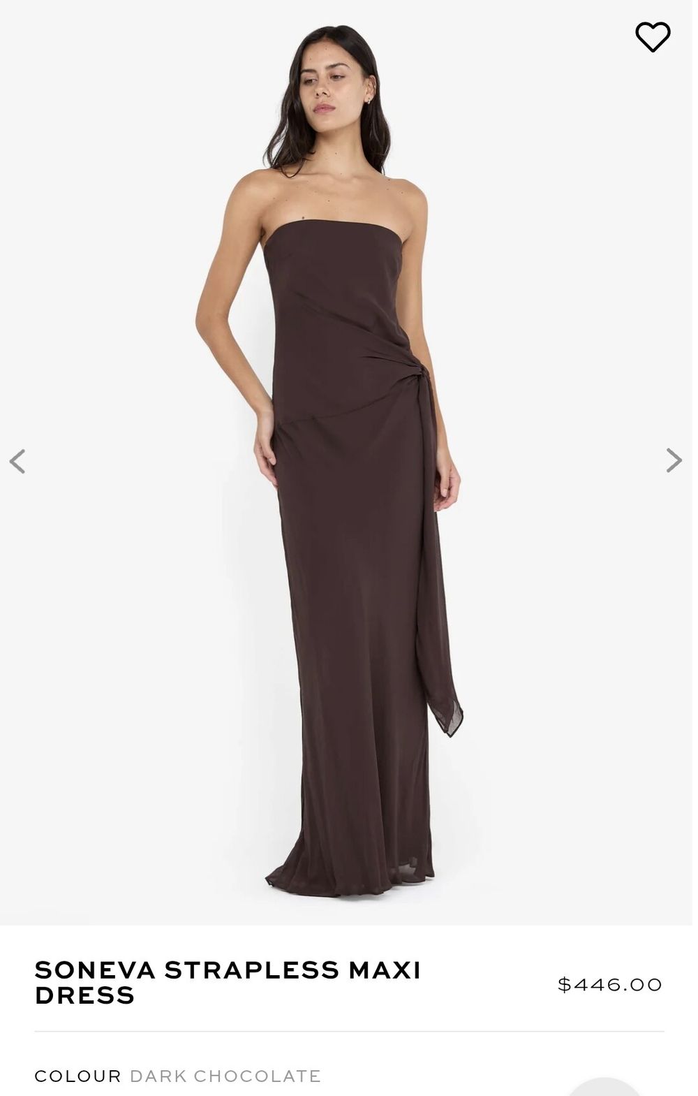 Soneva Strapless Maxi Dress