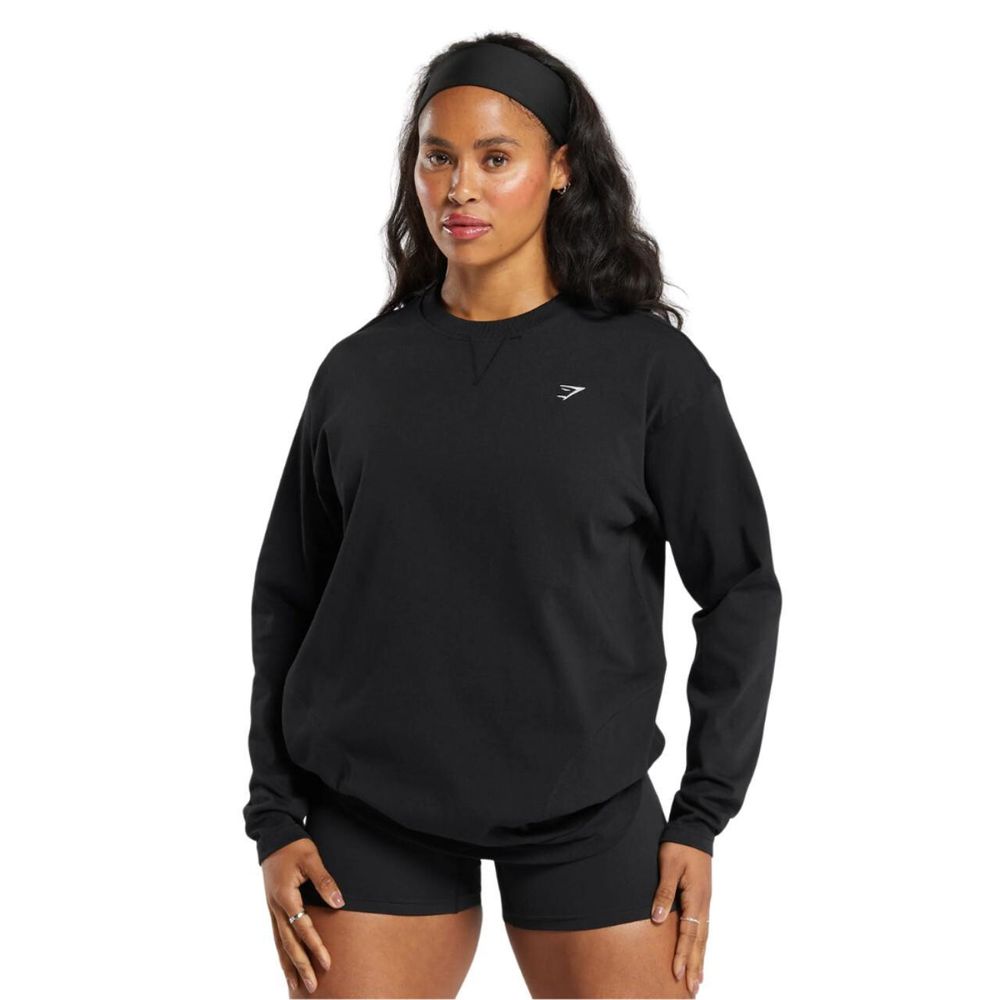 gymshark heavyweight cotton long sleeve