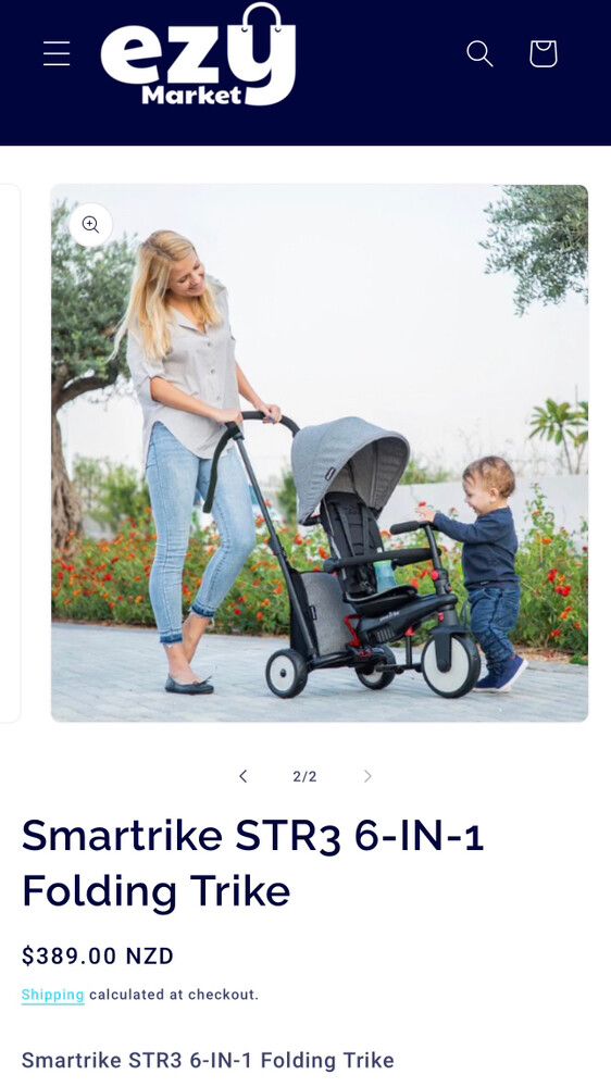 Smartrike STR3 6-IN-1 Folding Trike