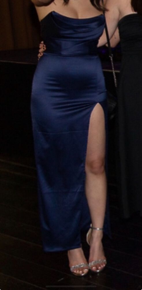 Babyboo Fashion - EVERLY MAXI DRESS - NAVY on Designer Wardrobe