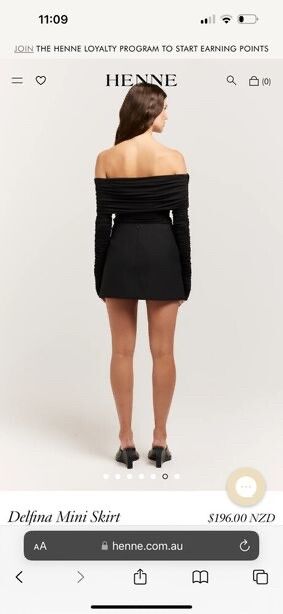 Henne Delfina Mini Skirt