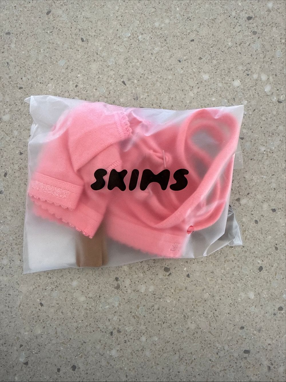 Skims Logo Picot Bralette