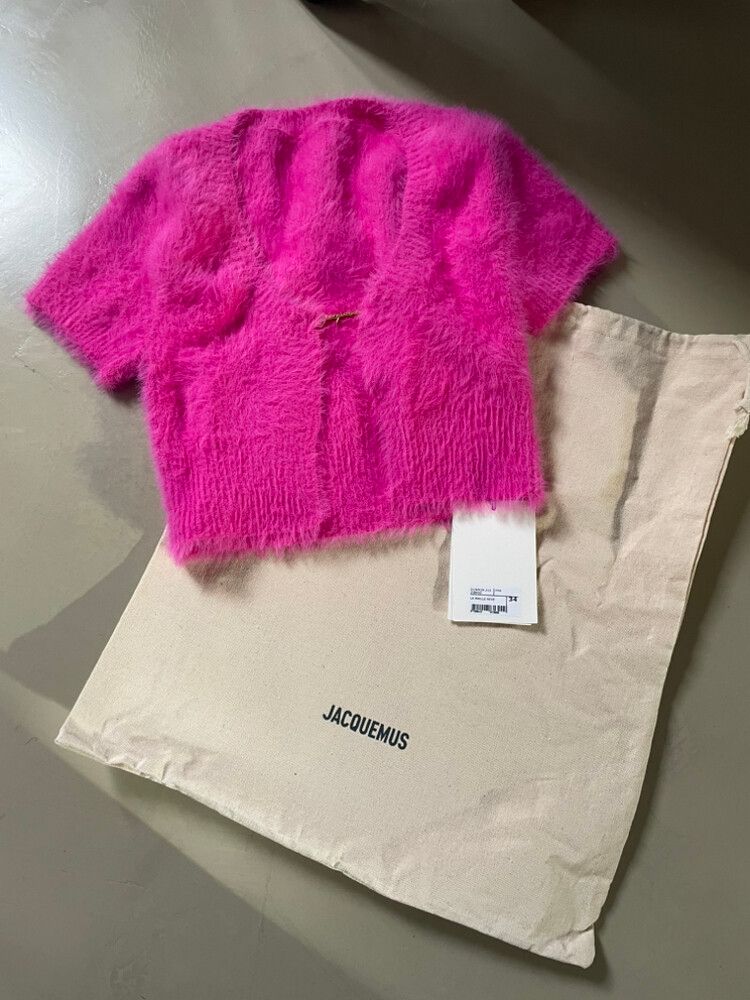 Jacquemus furry pink fluo top / BNWT