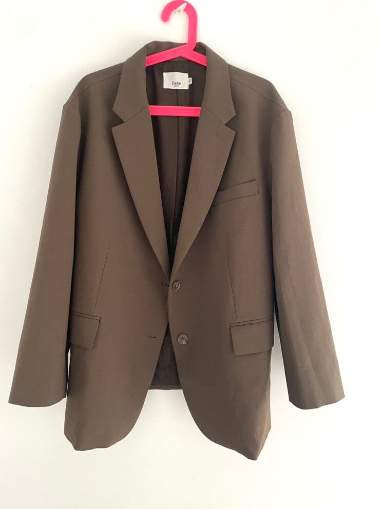 The Frankie Shop Oversized Boyfriend Blazer