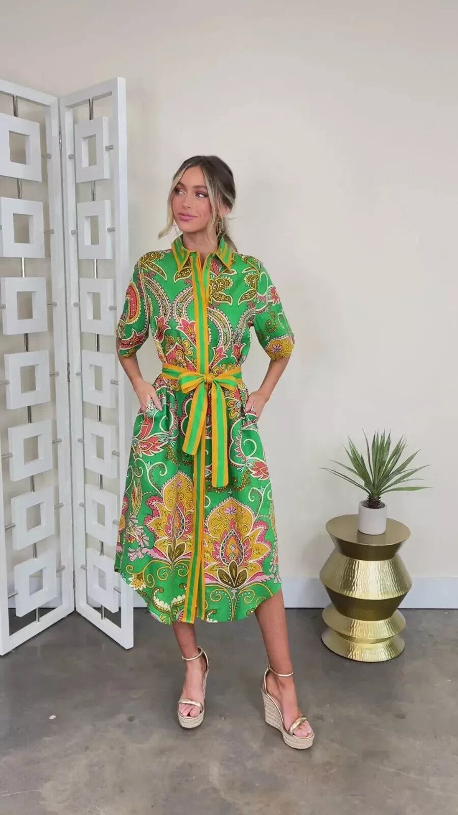 almais - Alemais Marion Shirt Dress - Size 10 on Designer Wardrobe