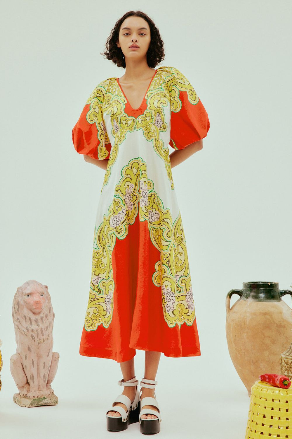 BNWT Alemais Sierra Midi Dress Size 12 RRP $730