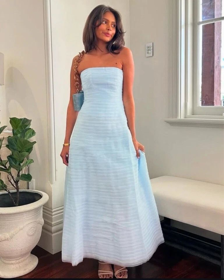 chinese dress ladies AJE | Soundscape Maxi - Blue