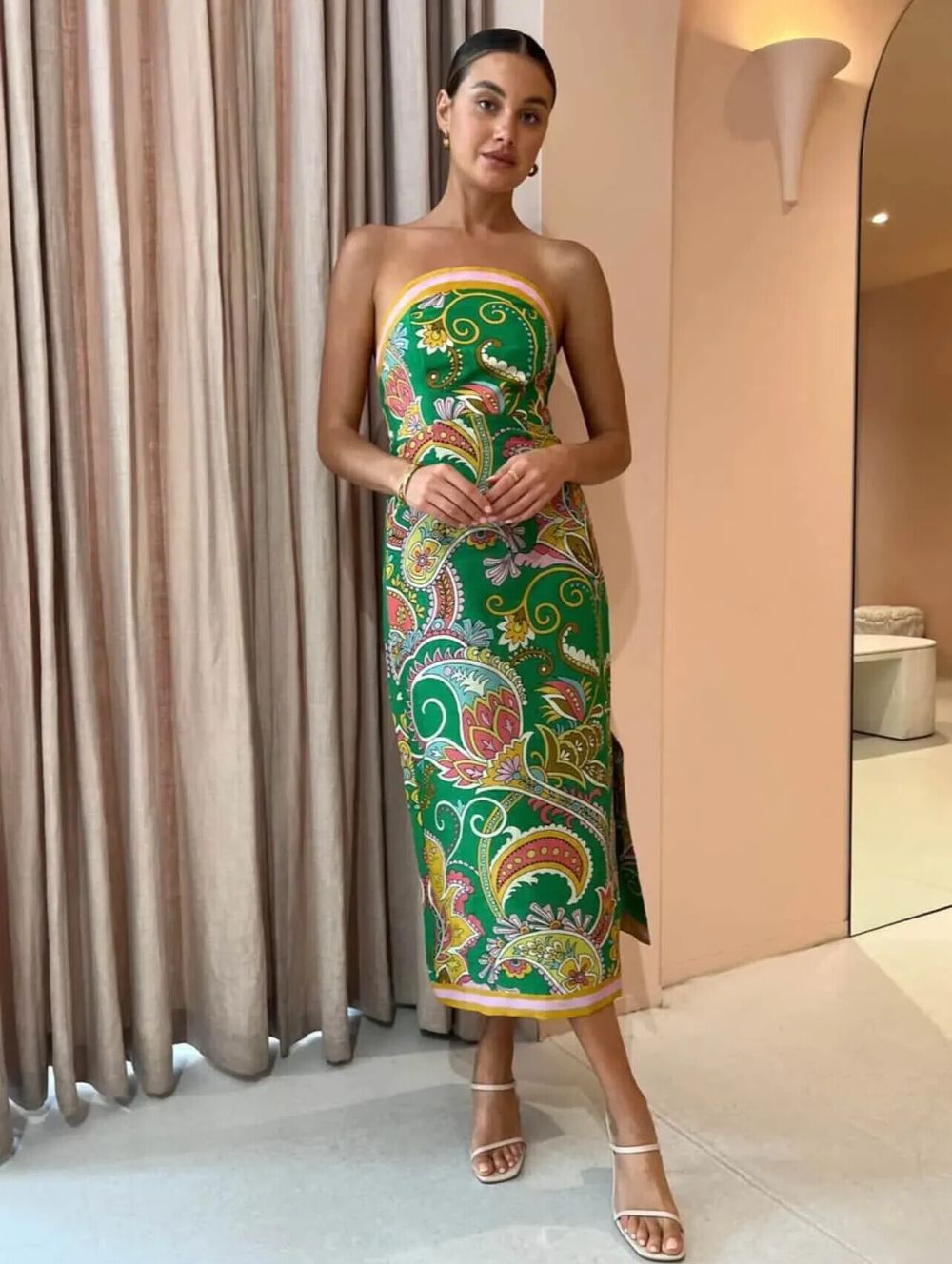 Alemais Marion Bodice Midi Dress Size 10