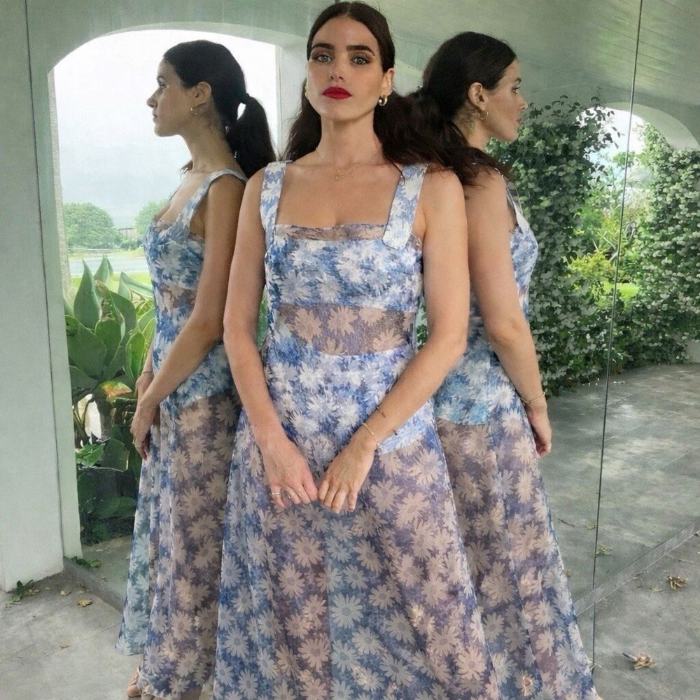 Sir The Label Anais Maxi Dress Size 1 AU 8