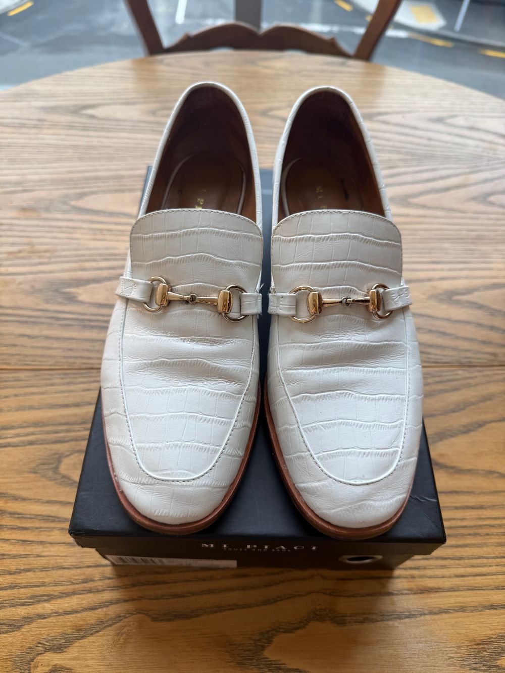 Mi Piaci Spencer Loafer White Croc (EU 42)
