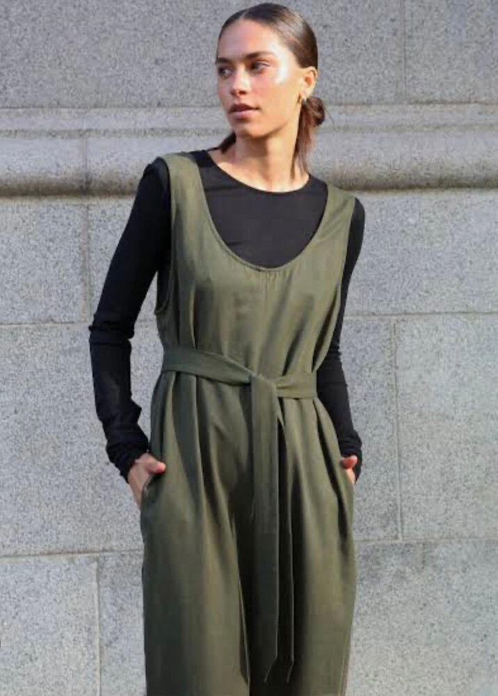 Moochi Further Jumpsuit - Khaki Green