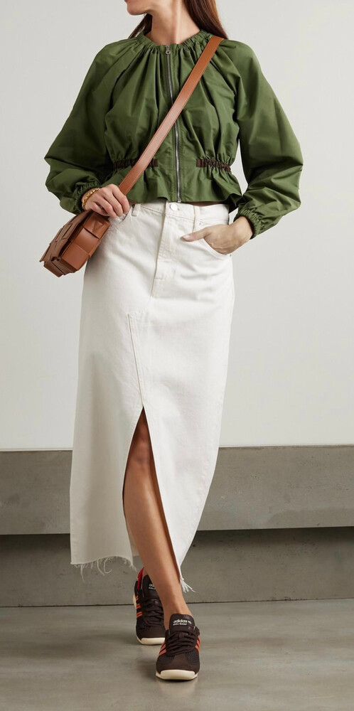 Frame The Midaxi Skirt Angled Seam