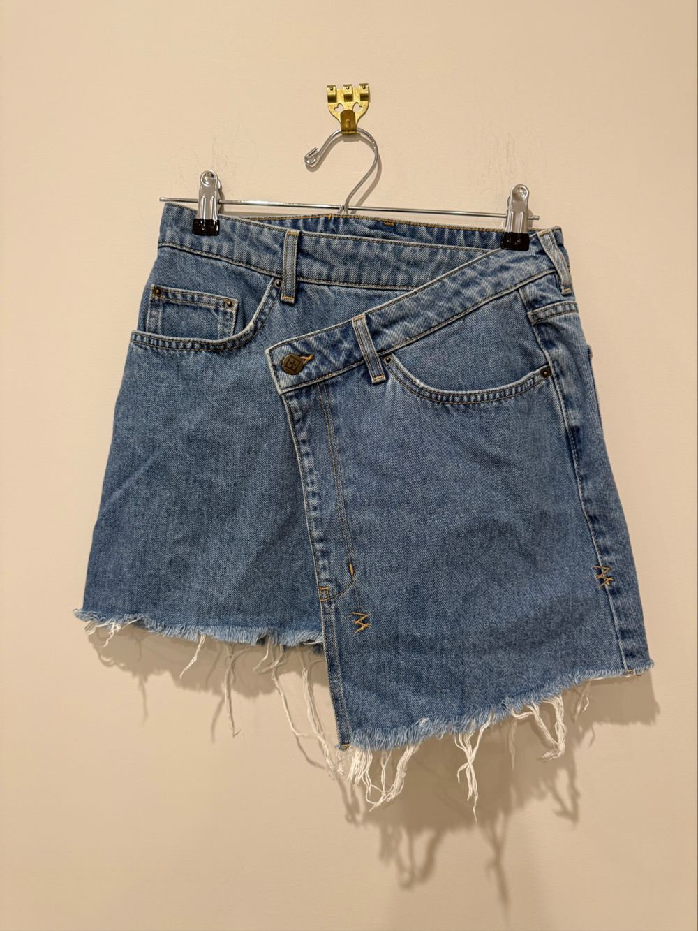 Ksubi Denim Wrap Skirt
