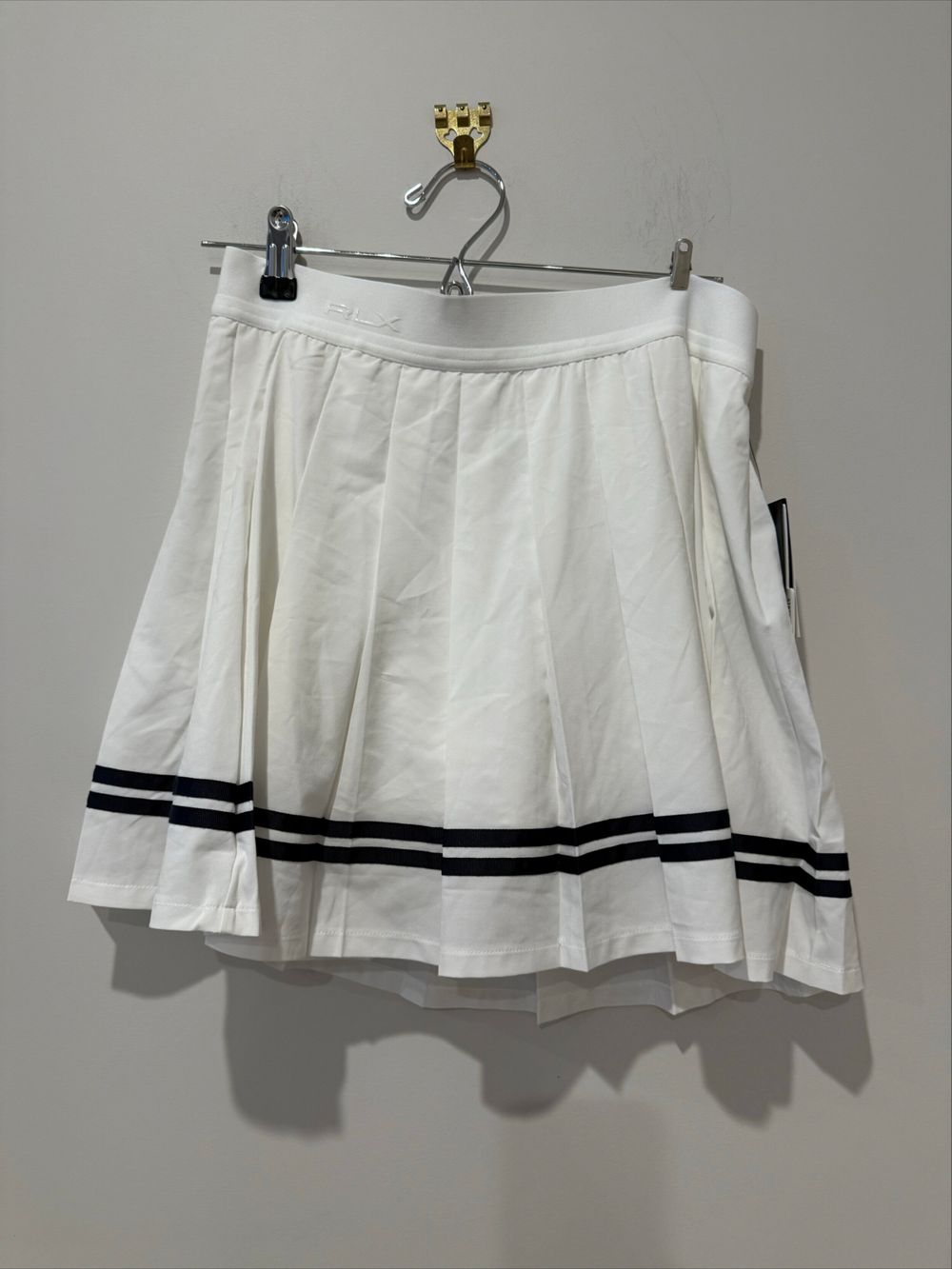 Ralph Lauren White Pleated Skirt
