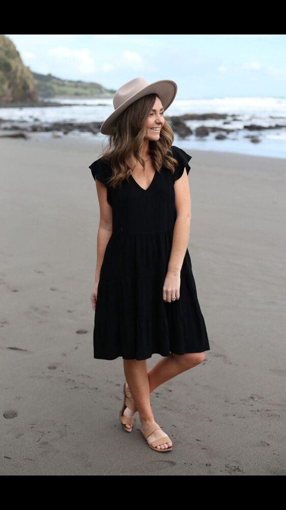 Addison - Addison Black Betsy Dress on Designer Wardrobe
