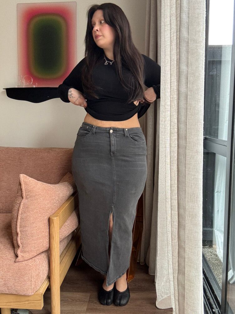 Djerf Avenue Denim Skirt