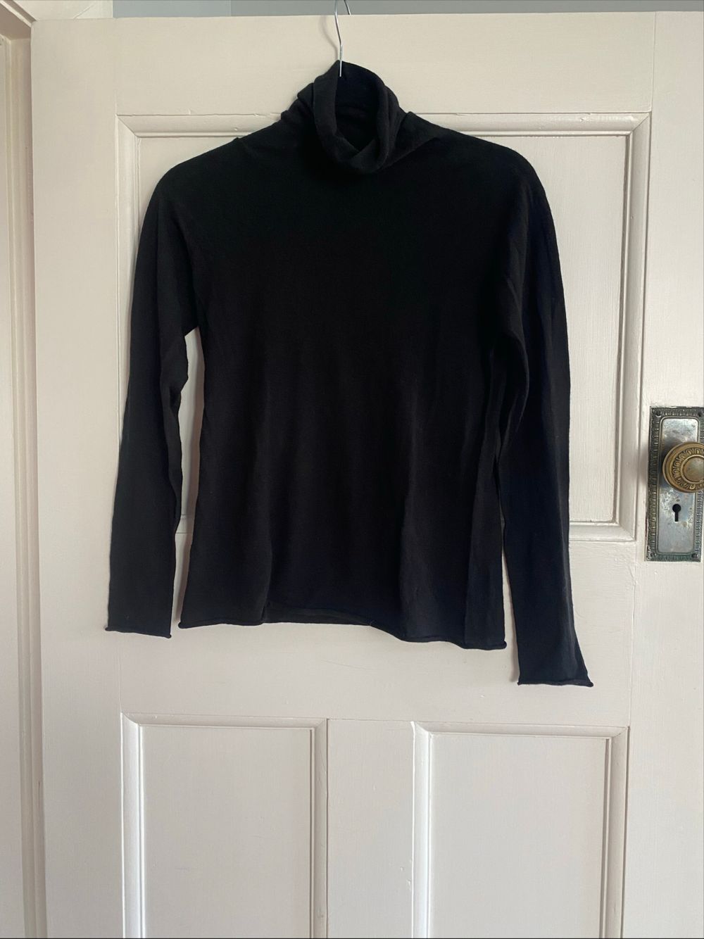 Standard Issue Black Merino Wool Turtleneck