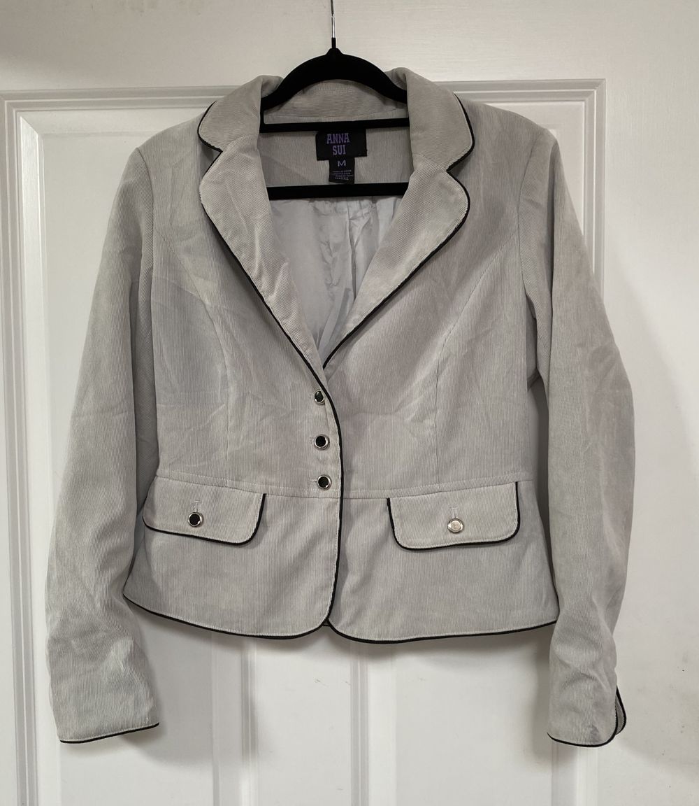 Anna Sui Grey Jacket