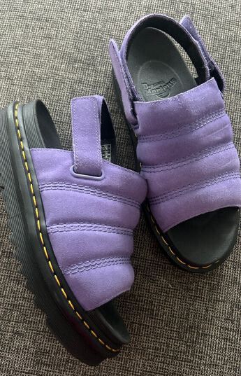 Dr. Martens Purple Kole Zebrilus Sandals